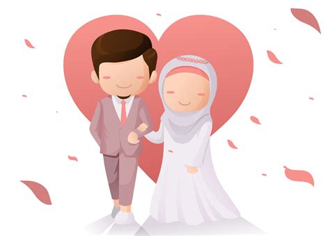 muslim cartoon couple images